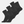 6 pairs of black bamboo tennis socks