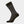 5 pairs of black striped bamboo socks